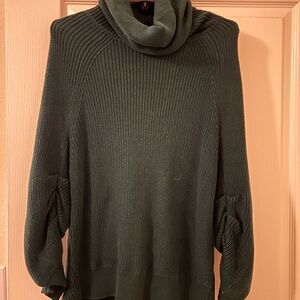 CAbi Forest Green Cowl Neck Sweater